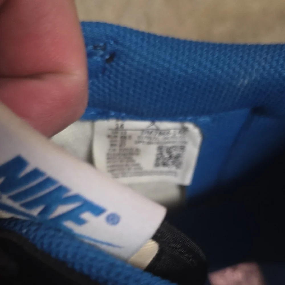 Nike TS Fragment Men's Black, White, and Blue Sneakers Size 14 - Picture 5 of 8